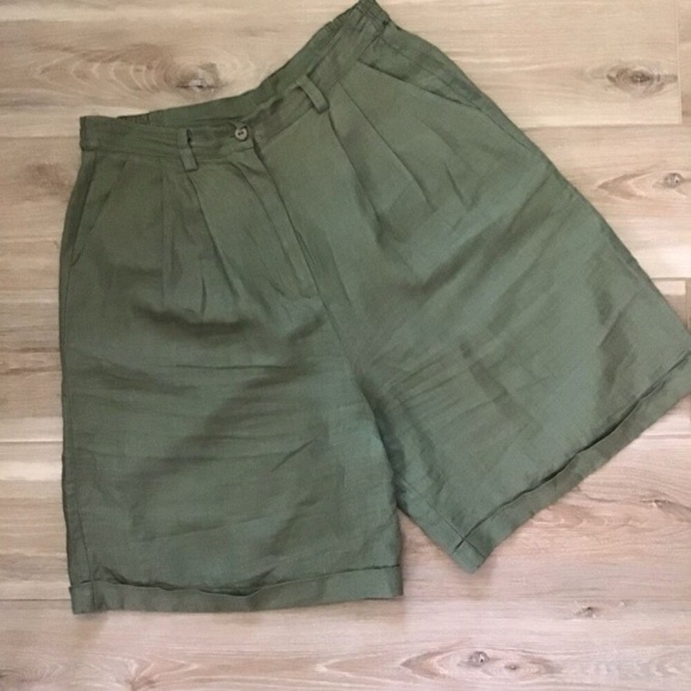 Vintage Highwaisted Linen Shorts 12